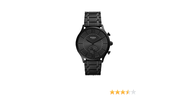Fossil Fenmore Black Stainless Steel 