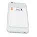 Premium Cell Phone Card Holder Sticker Firmly Adhesive Stick Back Cover Credit Card Holder Pouch Pocket Wallet for Mobile Cell Phones (White)