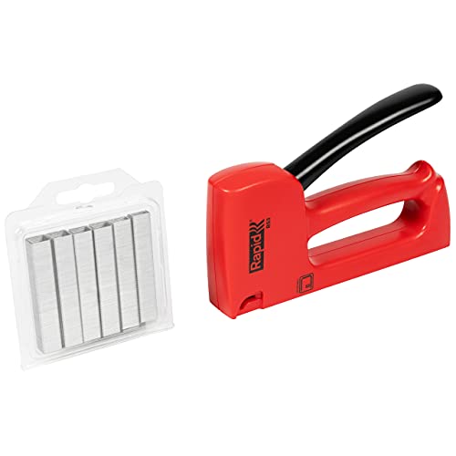 Rapid R53 Staple Gun with Staples, for Furniture Upholstery, Decorative