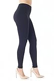 Warm Fleece Lined Leggings for Women - Ultrasoft Premium Quality - High Waisted Slimming - 10 Winter Colors by NYFC