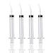 CARESHINE 4pcs Disposable Dental Irrigation Syringe with Curved Tip 12CC (USPS)