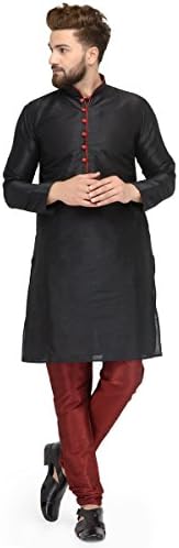 Waltz Men's Silk Kurta Pyjama-(WTZ-DKP-800)