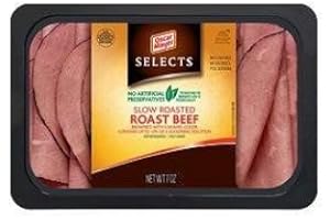 OSCAR MAYER SELECTS LUNCH MEAT COLD CUTS SLOW ROASTED ROAST BEEF 7 OZ PACK OF 3