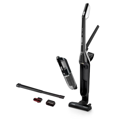Bosch Akku-Staubsauger Flexxo 2in1 Serie 4 BBH32101, kabelloser Handstaubsauger, beutellos, hohe Saugleistung, Lange Laufzeit, Kurze Ladezeit, Fugendü