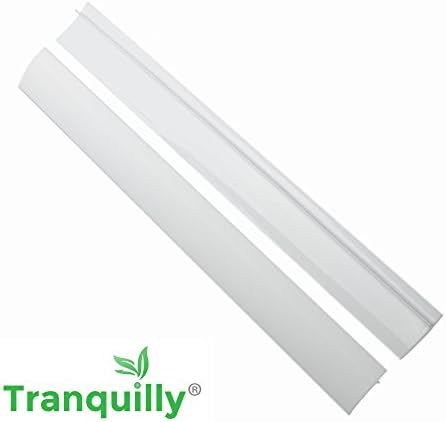 Tranquilly Silicone Stove Counter Gap Covers White (2 Pack)
