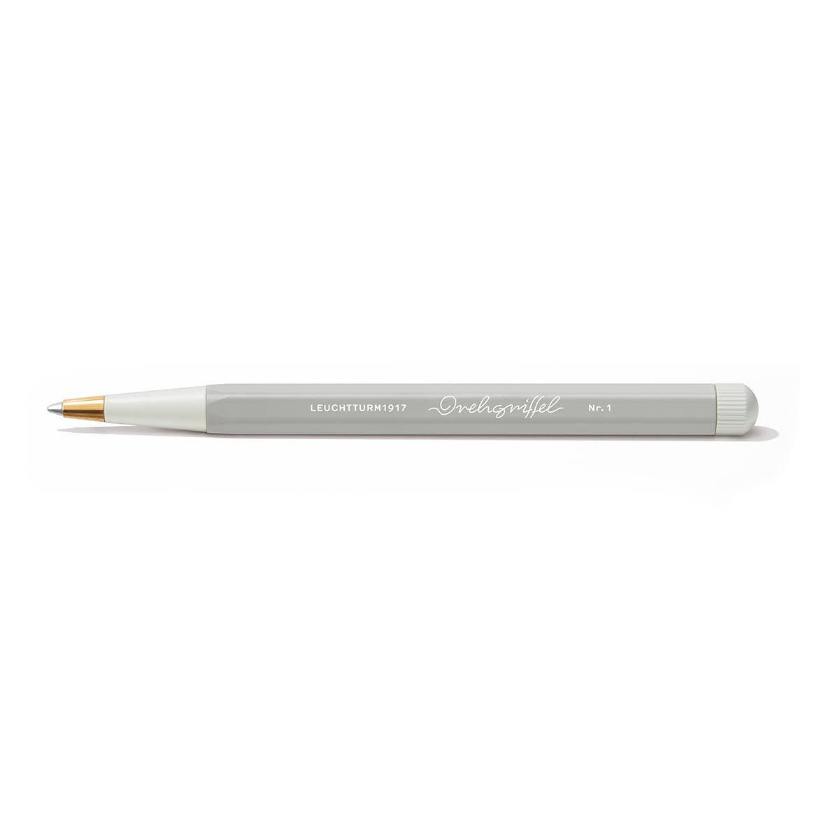 LEUCHTTURM1917 367278 Drehgriffel Nr. 1, light grey - Gelpen with black ink