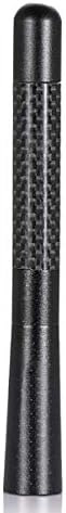 Donnagelia Carbon Fibre Stubby Car Bee-Sting AM/FM Arial Mast Antenna Strong Signal Universal Fit 12cm