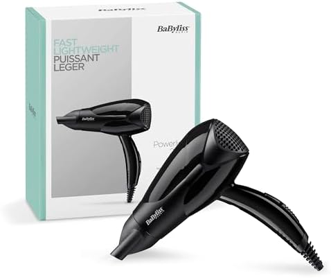 BaByliss Hair Dryer with Control Concentrator Nozzle 2000W Ionic