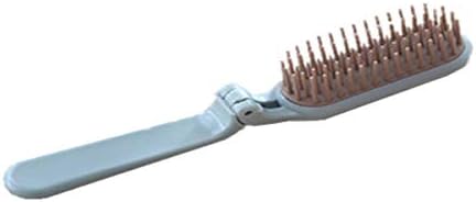 Smulti Foldable Comb Hair Brush Toothed Pocket Comb Portable Hairbrush for Home Use Traveling