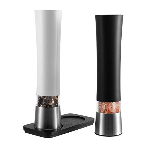 Salt Pepper Grinder Set NonBattery Need One Hand Operation Gravity