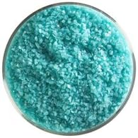 1 Lb Bullseye Medium Frit - 90 Coe - Turquoise Blue Opal