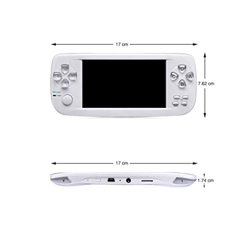 Miaomiaogo 16GB 4.3" Screen 64 Bit Retro Portable Gaming Console 3000 Classic Games Handheld PSP Console
