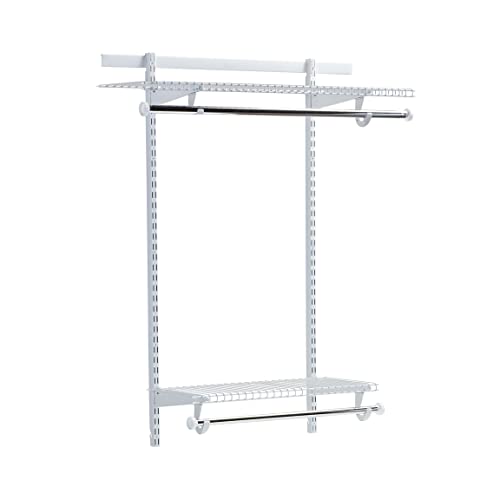 Rubbermaid Configurations Deluxe Closet Kit, White, 36 Ft., Wire