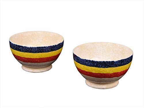 storeindya Ceramic Bowl Dessert Salad Fruit Porcelain Pottery Serving Bowl Kitchen Dining Serveware Accessory