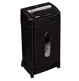 46Ms 12-Sheet Micro-Cut Heavy Duty Office Paper Shredder with Auto Reverse Jam Prevention Feature and SilentShred Technology (4817001-99)