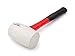 TEKTON 30653 Fiberglass Handle White Rubber Mallet, 16-Ounce