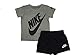 Nike Baby Boy's Dri-FIT Logo Graphic T-Shirt & Shorts Two-Piece Set (Infant) Black 24 Months (Infant)