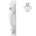 Ideal Security Inc. SK940W DX Push-Button Handle Set for Storm and Screen Doors with Key Lock, White