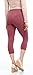 LMB Lush Moda Extra Soft Capri Leggings - One Size - Variety of Colors - Mulberry
