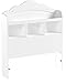 South Shore Tiara Bookcase Headboard, Twin, White