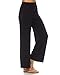 Amie Finery Palazzo Pants For Women Wide Fold Over High Waist Loose Lounge Pants Made In USA
