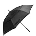 BAGAIL Golf Umbrella 68/62/58 Inch Large Oversize Double Canopy Vented Automatic Open Stick Umbrellas for Men and Women(Black,62 inch)