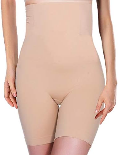 AtRenty Women's Shapewear Tummy Control High-Waist Mirror Essentials Body Shaper Shorts Seamless Thigh Panties