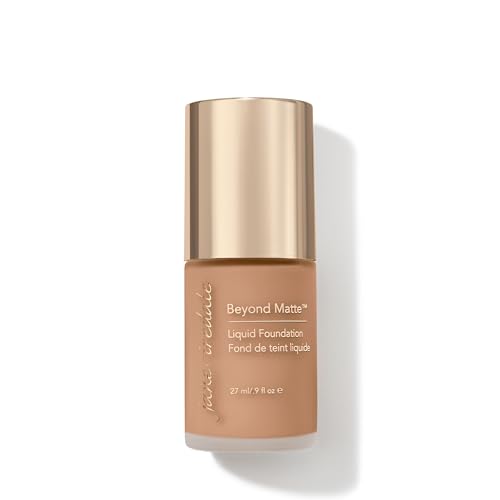 Jane Iredale Beyond Matte 3-in-1 Liquid Foundation, Long-wear, Buildable Covera…