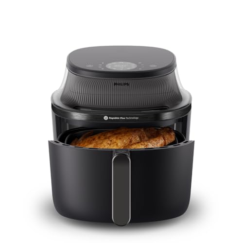 Philips Airfryer 3000 Serie Heißluftfritteuse, Schwarz, 7,2L