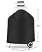 Hongso 7149 BBQ Grill Cover for 22.5 Inch Weber Charcoal Kettle Grills, Heavy Duty Waterproof Gas Grill Covers