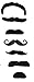 TheGag Fake Mustaches Party Pack 100 Pieces Realistic Self Adhesive-20 Designs-The Largest Assortment of Fake Self Adhesive Black Mustaches in One Bulk Bag- Adults-Kids-Partys-Theatre-Cowboy from