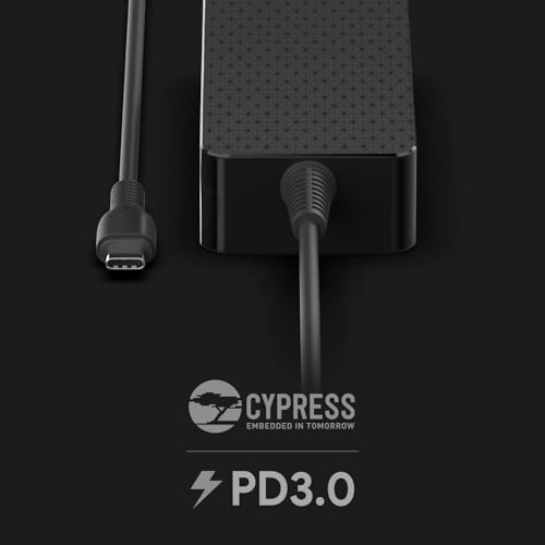 HKY 100W USB C PD Fast Charger Laptop PC Power Supply for HP Elitebook X360 Macbook Pro Air Lenovo ThinkPad Yoga DJI Surface Dell XPS ASUS Acer Swift Go X 16 14 Chromebook Fast Charger