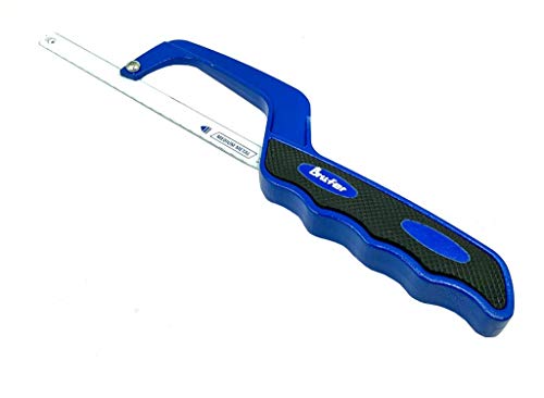 BRUFER 208233 10-inch Metal Mini Hacksaw Frame - Includes Bi-Metal 10" Hacksaw Blade - Thumbnail 2