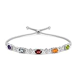 Shop LC Multicolor Birthstone Bolo Bracelet for