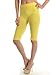 MOPAS Solid Knee Length Short Spandex Yoga Leggings 6 Pack (19 inch, A_Type)