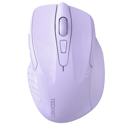 TECKNET Wireless Mouse BT 5.0 4800 DPI Lavender