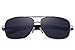 MERRY'S Driving Polarized Sunglasses for Men Square 45mm Sun glasses S8714 (Gray, 65)