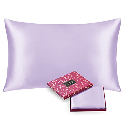 lavender silk pillowcase