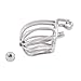 TERNENCE Male Comfortable Chastity Cock Cage SM Penis Exercise Sex Toys with Urethral Tube T845 (45mm M Size)