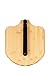 Fiery Chef Bamboo Pizza Peel with Foldable Rubber Handle for Easy Storage, 12 x 14 inch Blade, 22.7 inch Overall, Gourmet Luxury Pizza Paddle for Baking Homemade Pizza Bread