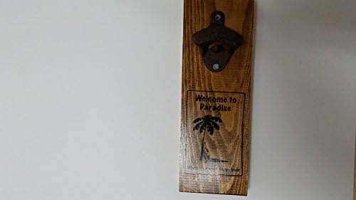 Welcome to Paradise Bottle Opener Tropical design