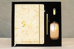 Footsteps to My Vision Gold Notebook Set – Deluxe