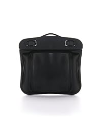 Estuche impermeable SwimCell para llave, reproductor de MP3, dinero, identificación, tarjetas de 3 x 4 pulgadas. Brazalete ajustable para correr, cordón y funda de silicona