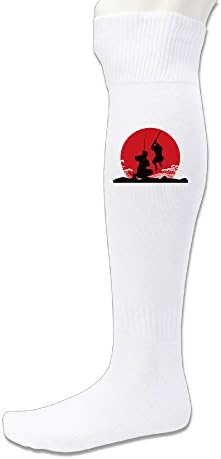 Japan Flag And Fencing Soccer Sports Dress Sock White