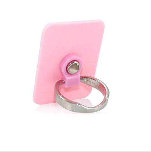 sdber® Elegant Lovely Fashion Ring Holder For Mobile Phone Promotional Gifts Ring Phone Stand For Smart Phone Holder Bracket Stainless Steel iPad Samsung Handset Cell Phone Support Stand(Not Included The Phone) (Pink)