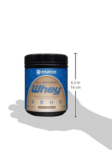 MRM All Natural Whey, Dutch Chocolate, 1.01 Pounds