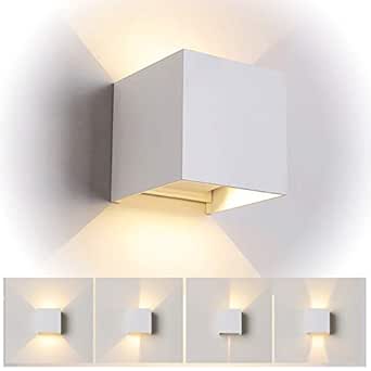 LED Apliques De Pared Modernos En Acero, Lamparas para Dormitorios ...