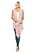 Annabelle Women's Draped Vest Knit Sleeveless Cardigan With Side Pockets