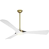 60"Ceiling Fan in Legacy Brass & White by Minka Aire