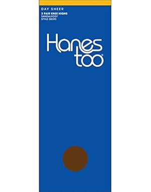 Hanes Too Sheer Knee High 2 Pack